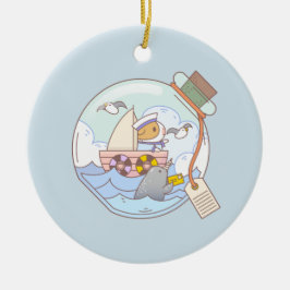 『モルモットを吸う冒険』 セラミックオーナメント