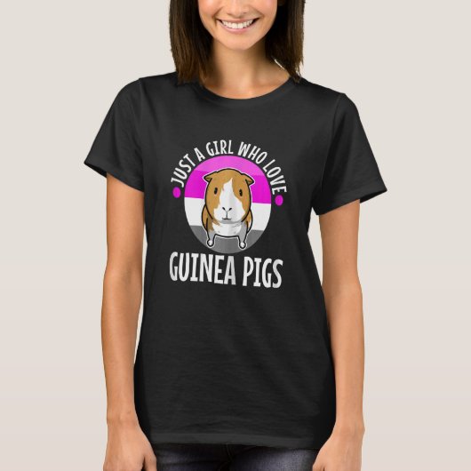 モルモットを愛する女の子5 Tシャツ (正面)
