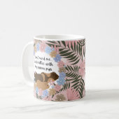 モルモットを飲んでくれたら子どもっぽくなってもかまわない コーヒーマグカップ (正面左)