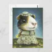 モルモットエレノア ポストカード (正面/裏面)