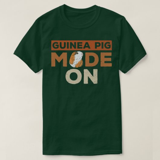 モルモットデザインオンおたくPr Tシャツ (デザイン正面)