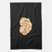 モルモットハートラブ |かわいいベビーモルモット キッチンタオル (縦)