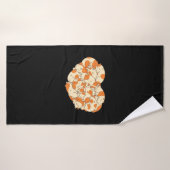 モルモットハートラブ |かわいいベビーモルモット バスタオル (バスタオル)