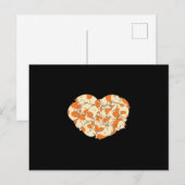 モルモットハートラブ |かわいいベビーモルモット ポストカード (正面/裏面)