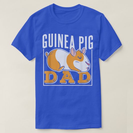 モルモットパパ愛人ペットかわいい動物Tシャツ Tシャツ (デザイン正面)