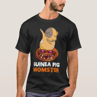 モルモットママスター・パンプキンモンスター 楽しいハロウィン Tシャツ