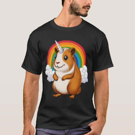 モルモットユニコーン Tシャツ (正面)