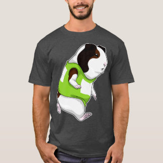 モルモットランニングランナーのスポーツ Tシャツ