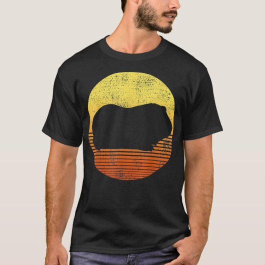 モルモットヴィンテージ Tシャツ (正面)