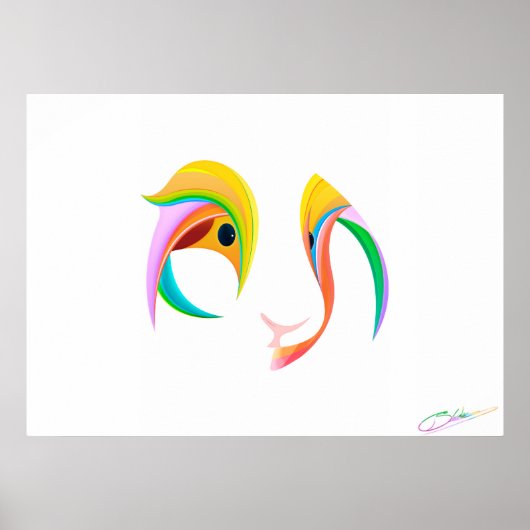 モルモット二羽 ポスター (正面)