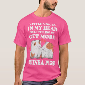 モルモット保を増やせと言う小さな声 Tシャツ