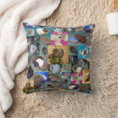 モルモット写真コラージュ、クッション クッション (ブランケット)