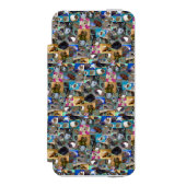 モルモット写真コラージュ INCIPIO iPhoneウォレットケース (フォリオ 正面)
