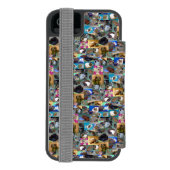 モルモット写真コラージュ INCIPIO iPhoneウォレットケース (フォリオ裏面)