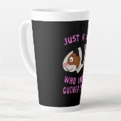 モルモット動物霊が大好きな女の子 カフェラテマグ (左アングル)