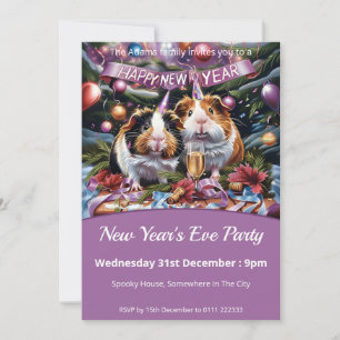 モルモット大晦日パーティー 招待状