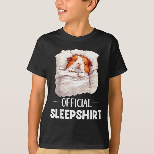 モルモット好きのためのパジャマ ルームウェア Tシャツ (正面)