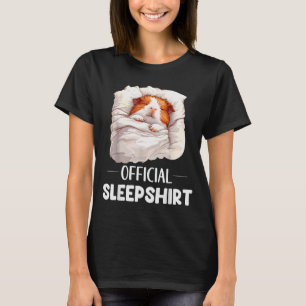 モルモット好きのためのパジャマ ルームウェア Tシャツ
