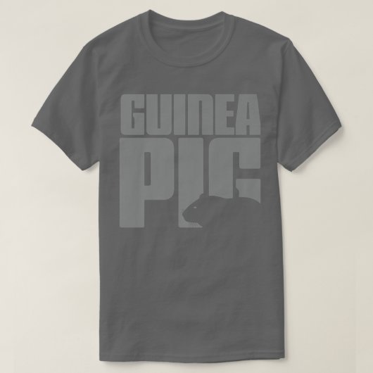 モルモット恋人アパレルギニアピグ Tシャツ (デザイン正面)