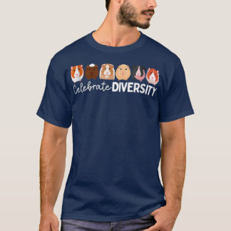 モルモット愛祝者の多様性 Tシャツ