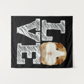 モルモット愛齧歯動物ホエック タペストリー (正面(横))