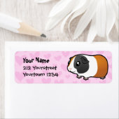 モルモット愛（なめらかな髪） ラベル (インサイチュ)