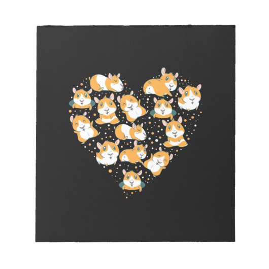 モルモット愛 ノートパッド (正面)