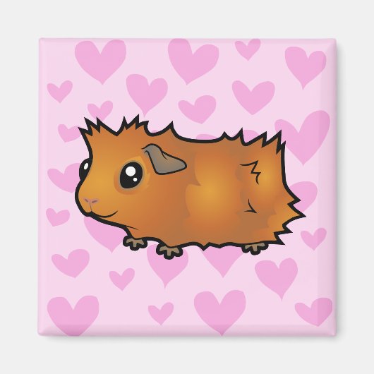 モルモット愛 マグネット (正面)