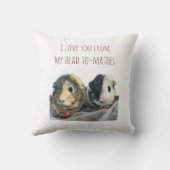 モルモット枕が大好き クッション (裏面)