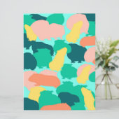 モルモット柄カラーペットギフトおもしろいアイディア メニュー (スタンド正面)