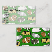 モルモット模様 名刺 (正面/裏面)