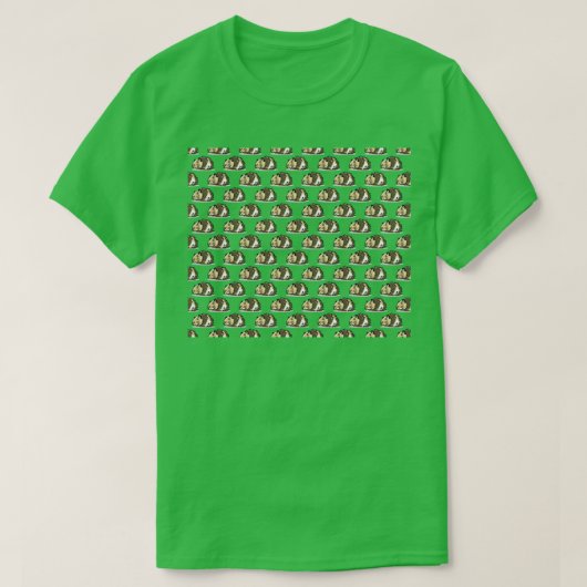モルモット模様 Tシャツ (デザイン正面)