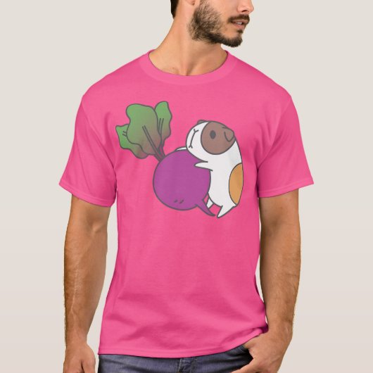 モルモット模様 Tシャツ (正面)