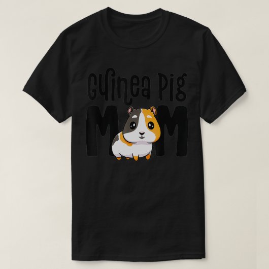 モルモット母ギフトのためのモルモット愛好家オーナーモ Tシャツ (デザイン正面)