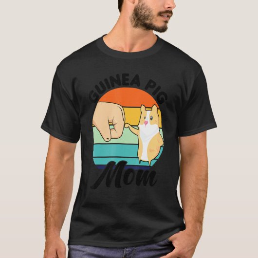 モルモット母ペット Tシャツ (正面)