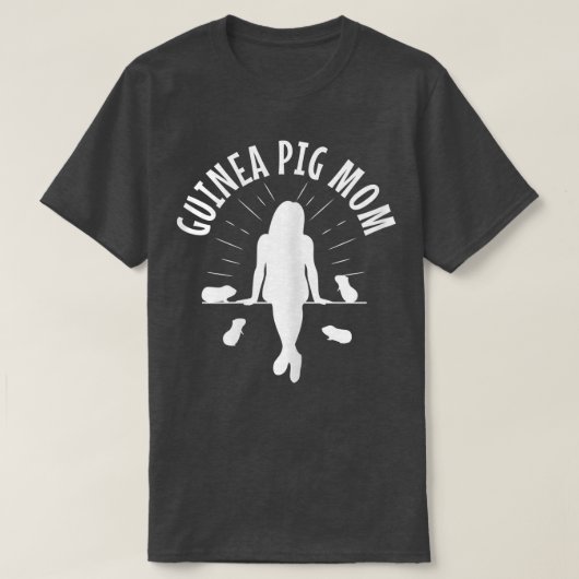 モルモット母2224 Tシャツ (デザイン正面)