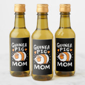 モルモット母 ワインラベル (ボトル)