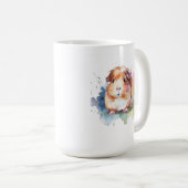 モルモット水カラスプラッシュギフト コーヒーマグカップ (正面右)