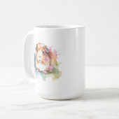 モルモット水カラスプラッシュギフト コーヒーマグカップ (正面左)