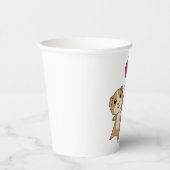 モルモット第3誕生日気球 紙コップ (右)