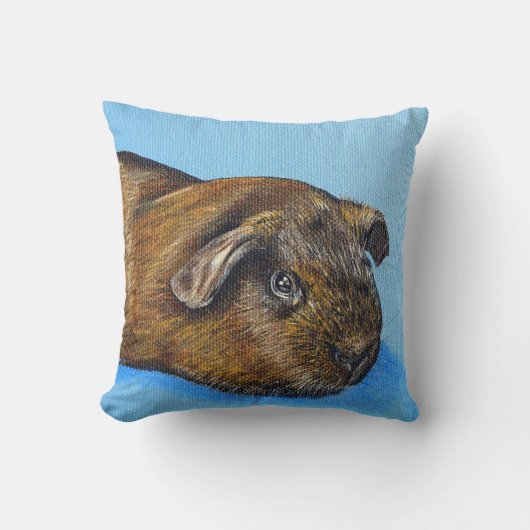 モルモット絵画ズ クッション (正面)