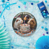 モルモット誕生日パーティー ペーパープレート (パーティー)