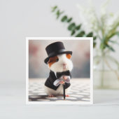 モルモット誕生日、モルモット・ブラク・タイ 招待状 (スタンド正面)