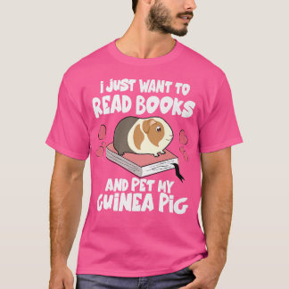 モルモット読を本で飼いたい Tシャツ