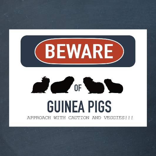 モルモット警戒ポスター ポスター