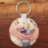 モルモット鍵鎖 キーホルダー (正面)
