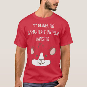 モルモット頭が切れるはおもしろい知性がある動物 Tシャツ
