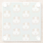 モルモット顔 ガラスコースター (裏面)