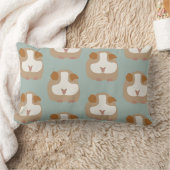 モルモット顔 ランバークッション (ブランケット)