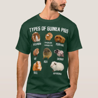 モルモット飼い主Lのためのモルモット衣装の種類 Tシャツ